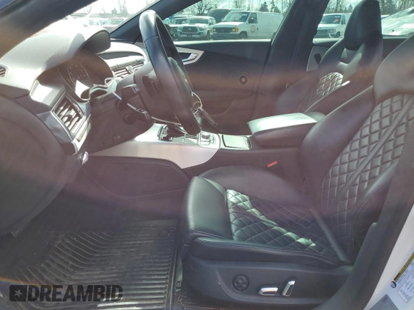 2018 Audi A7 Premium Plus with VIN WAUW3AFC3JN015442, listed as a Copart auction lot 48354335 with 73,862 mi miles and Salvage title. Bid and sale history available at DreamBid. Image 7.