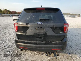 2016 Ford Utility Police Interceptor with VIN 1FM5K8ARXGGA72073, listed as a Copart auction lot 75354664 with 0 mi miles and Clean Title. Bid and sale history available at carsss.com. Image 6.