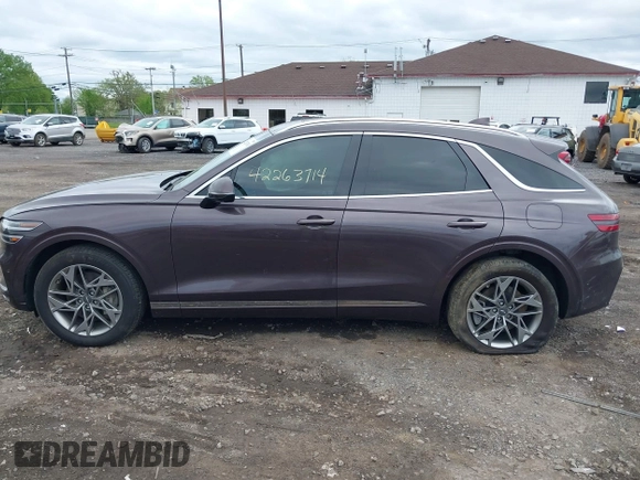 2023 Genesis GV70 2.5T with VIN KMUMADTB1PU079293, listed as a IAAI auction lot 42263714 with 20,323 mi miles and . Bid and sale history available at DreamBid. Image 14.