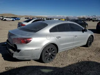 2013 Volkswagen CC VR6 Lux with VIN WVWHU7AN1DE500302, listed as a Copart auction lot 41916625 with 75,550 mi miles and Salvage Title. Bid and sale history available at carsss.com. Image 3.