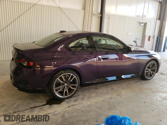 2024 BMW 2 Series M240i xDrive with VIN 3MW53CM07R8E66520, listed as a Copart auction lot 84655474 with 6,176 mi miles and Salvage Title. Bid and sale history available at carsss.com. Image 3.