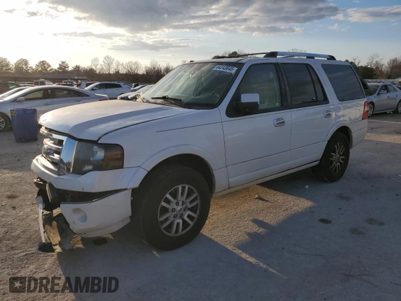 2012 Ford Expedition Limited with VIN 1FMJU1K59CEF46418, listed as a Copart auction lot 44243045 with 170,521 mi miles and Salvage title. Bid and sale history available at DreamBid. Image 1.