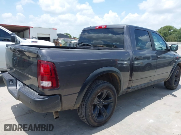 2024 Ram 1500 Warlock with VIN 1C6RR6LG6RS142337, listed as a IAAI auction lot 42734480 with 36,410 mi miles and . Bid and sale history available at DreamBid. Image 4.