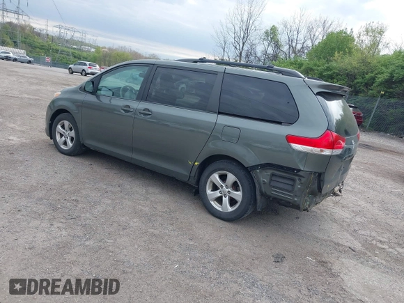 2014 Toyota Sienna LE AAS with VIN 5TDKK3DC8ES432364, listed as a IAAI auction lot 42081378 with 187,131 mi miles and . Bid and sale history available at DreamBid. Image 3.