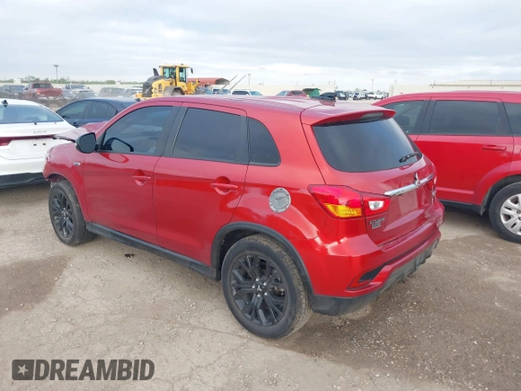 2019 Mitsubishi Outlander Sport ES 2.0 with VIN JA4AP3AU6KU008600, listed as a IAAI auction lot 40227494 with 82,357 mi miles. Bid and sale history available at carsss.com. Image 3.