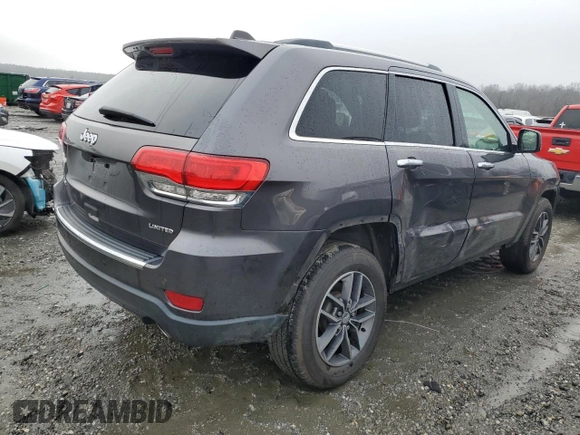 2018 Jeep Grand Cherokee Limited with VIN 1C4RJFBG6JC421979, listed as a Copart auction lot 44827525 with 135,596 mi miles and Salvage Title. Bid and sale history available at DreamBid. Image 3.