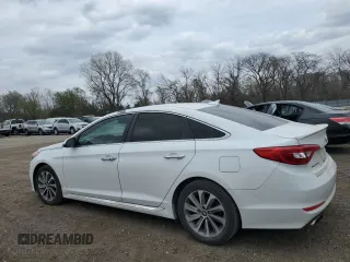 2015 Hyundai Sonata 2.4L Sport with VIN 5NPE34AFXFH058703, listed as a Copart auction lot 53576475 with 142,155 mi miles and Clean Title. Bid and sale history available at carsss.com. Image 2.