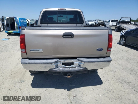 2007 Ford F-250 XL with VIN 1FTSX21P97EA24550, listed as a Copart auction lot 53909585 with 124,524 mi miles and Clean title. Bid and sale history available at DreamBid. Image 6.