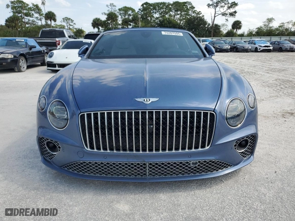 2024 Bentley Continental GT V8 with VIN SCBDG4ZG5RC015435, listed as a Copart auction lot 74287594 with NaN miles and Salvage Title. Bid and sale history available at carsss.com. Image 5.
