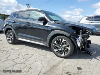 2021 Hyundai Tucson Limited with VIN KM8J3CAL1MU389165, listed as a Copart auction lot 72449324 with 37,663 mi miles and Salvage Title. Bid and sale history available at carsss.com. Image 4.