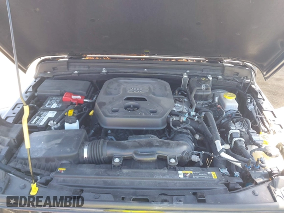 2021 Jeep Wrangler Unlimited Sport S with VIN 1C4HJXDN4MW669387, listed as a IAAI auction lot 41889814 with 17,333 mi miles and . Bid and sale history available at DreamBid. Image 10.