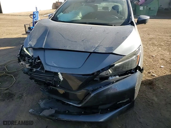 2024 Nissan LEAF SV PLUS with VIN 1N4CZ1CV1RC553595, listed as a Copart auction lot 88583525 with 2,256 mi miles and Salvage Title. Bid and sale history available at carsss.com. Image 11.