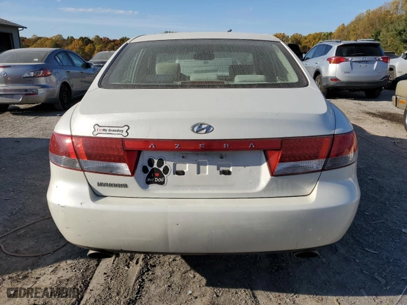 2006 Hyundai Azera SE with VIN KMHFC46FX6A136882, listed as a Copart auction lot 77377864 with 165,124 mi miles and Salvage Title. Bid and sale history available at carsss.com. Image 6.