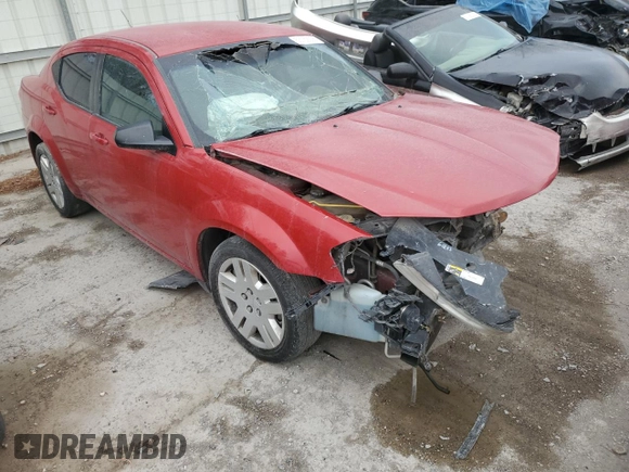 2014 Dodge Avenger SE with VIN 1C3CDZAG3EN234150, listed as a Copart auction lot 53752005 with Not provided miles and Salvage title. Bid and sale history available at DreamBid. Image 4.