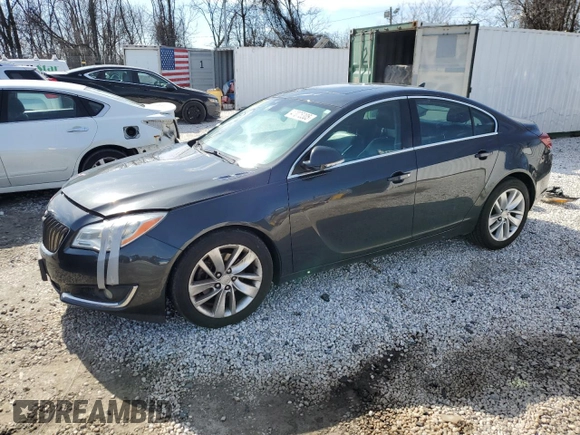 2014 Buick Regal with VIN 2G4GK5EX8E9258920, listed as a Copart auction lot 47075305 with 135,547 mi miles and Salvage Title. Bid and sale history available at carsss.com. Image 1.