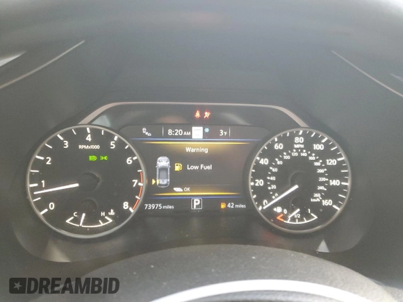 2020 Nissan Murano SL z VIN 5N1AZ2CS4LN171050, wystawiony jako Copart lot #45986625 z przebiegiem 73 975 mil mil oraz Szkoda całkowita • Salvage title. Historia ofert i sprzedaży dostępna na DreamBid. Obrazek 9.