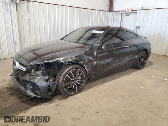 2021 Mercedes-Benz C 43 AMG with VIN W1KWJ6EB2MG049613, listed as a Copart auction lot 79766743 with 29,846 mi miles and . Bid and sale history available at DreamBid. Image 1.