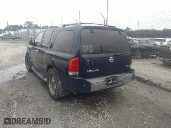 2007 Nissan Armada SE z VIN 5N1AA08A37N703504, wystawiony jako IAAI lot #42375314 z przebiegiem 214 617 mil mil oraz . Historia ofert i sprzedaży dostępna na DreamBid. Obrazek 3.