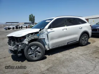 2021 Kia Sorento S with VIN KNDRG4LG6M5054074, listed as a Copart auction lot 57895555 with 106,451 mi miles and Salvage title. Bid and sale history available at DreamBid. Image 1.