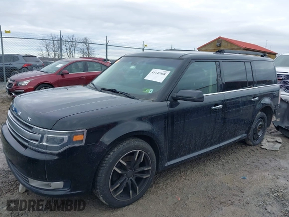 2018 Ford Flex Limited with VIN 2FMGK5D88JBA13404, listed as a IAAI auction lot 41142968 with 145,862 mi miles. Bid and sale history available at carsss.com. Image 18.