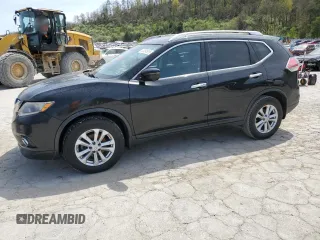 2016 Nissan Rogue SV with VIN KNMAT2MVXGP647312, listed as a Copart auction lot 53097615 with 129,399 mi miles and Salvage Title. Bid and sale history available at DreamBid. Image 1.