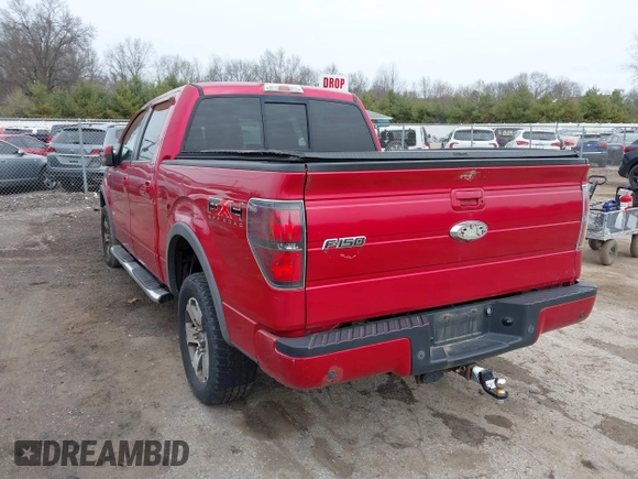 2011 Ford F-150 XLT with VIN 1FTFW1ET6BFD33921, listed as a IAAI auction lot 41821721 with 142,576 mi miles. Bid and sale history available at carsss.com. Image 3.