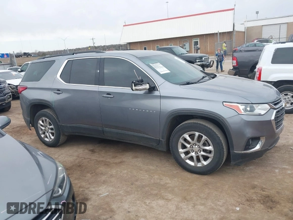 2019 Chevrolet Traverse LT Cloth with VIN 1GNERGKW1KJ245786, listed as a IAAI auction lot 41790476 with 93,445 mi miles and . Bid and sale history available at DreamBid. Image 13.
