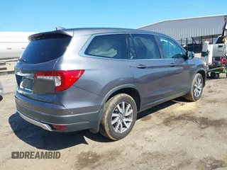 2019 Honda Pilot EX-L z VIN 5FNYF5H59KB036434, wystawiony jako IAAI lot #42320528 z przebiegiem 146 938 mil mil oraz . Historia ofert i sprzedaży dostępna na DreamBid. Obrazek 4.