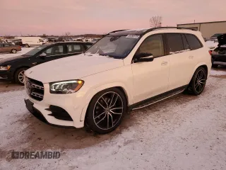 2020 Mercedes-Benz GLS with VIN 4JGFF8GEXLA174502, listed as a Copart auction lot 45268175 with 52,976 mi miles and Salvage Title. Bid and sale history available at carsss.com. Image 1.