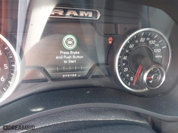 2019 Ram 2500 Tradesman with VIN 3C6UR5HJ3KG574034, listed as a IAAI auction lot 41779145 with 75,188 mi miles. Bid and sale history available at carsss.com. Image 7.