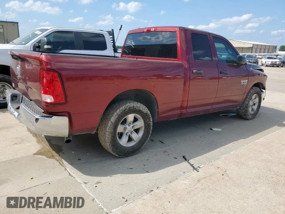 2021 Ram 1500 Tradesman with VIN 1C6RR6FG6MS513307, listed as a Copart auction lot 60605415 with 56,050 mi miles and Clean title. Bid and sale history available at DreamBid. Image 3.