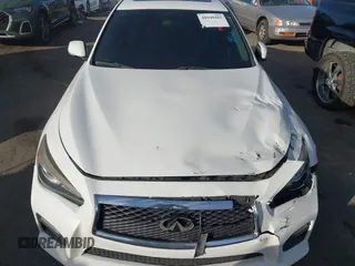 2015 Infiniti Q50 Premium with VIN JN1BV7AP6FM349523, listed as a IAAI auction lot 40940482 with 96,577 mi miles and . Bid and sale history available at DreamBid. Image 12.