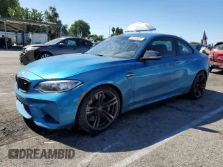 2017 BMW M2 with VIN WBS1H9C50HV786480, listed as a Copart auction lot 70715923 with 47,482 mi miles. Bid and sale history available at carsss.com. Image 1.
