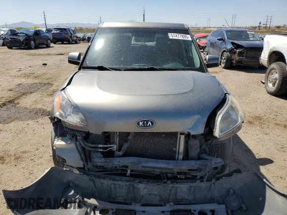 2011 Kia Soul + with VIN KNDJT2A23B7215406, listed as a Copart auction lot 51477895 with 270,350 mi miles and Non Repairable. Bid and sale history available at carsss.com. Image 5.