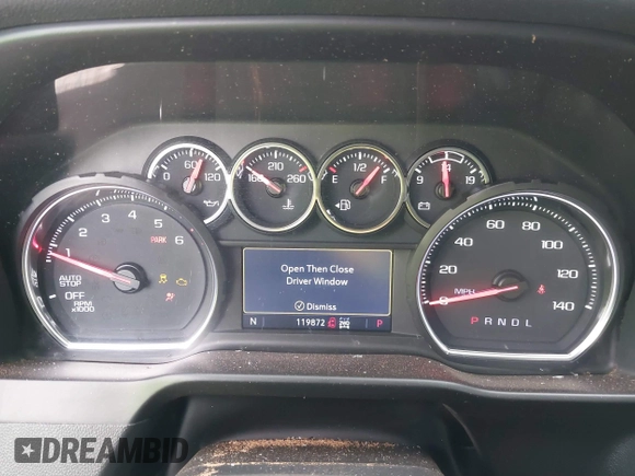 2021 Chevrolet Silverado 1500 RST with VIN 3GCUYEED2MG372203, listed as a IAAI auction lot 41395586 with 119,872 mi miles. Bid and sale history available at carsss.com. Image 7.