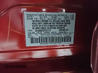 2023 Nissan Sentra SV with VIN 3N1AB8CVXPY227719, listed as a Copart auction lot 50914535 with 50,551 mi miles and Salvage Title. Bid and sale history available at DreamBid. Image 12.