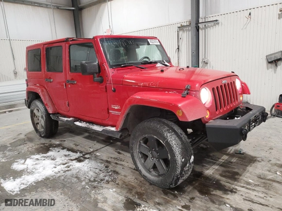 2011 Jeep Wrangler Unlimited Sahara with VIN 1J4BA5H17BL572601, listed as a Copart auction lot 45231615 with 192,085 mi miles and Clean Title. Bid and sale history available at carsss.com. Image 4.