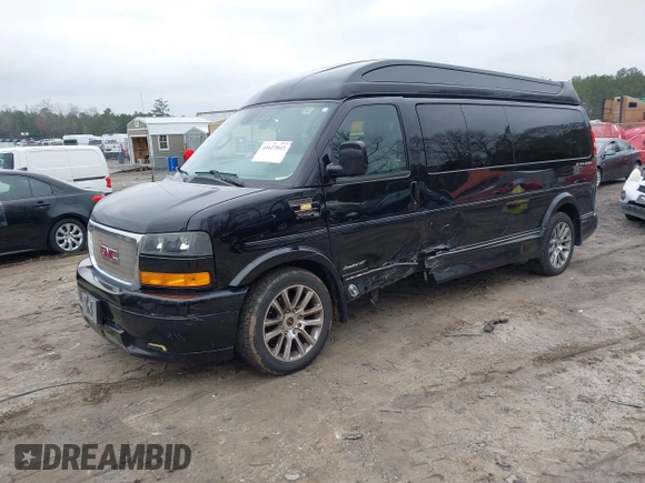 2019 GMC Savana Cargo with VIN 1GTW7BFG2K1176681, listed as a IAAI auction lot 41627842 with 110,000 mi miles. Bid and sale history available at carsss.com. Image 17.