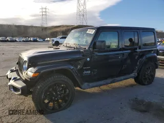 2023 Jeep Wrangler Sahara with VIN 1C4JJXP62PW516873, listed as a Copart auction lot 49481455 with 25,730 mi miles and Salvage Title. Bid and sale history available at DreamBid. Image 1.