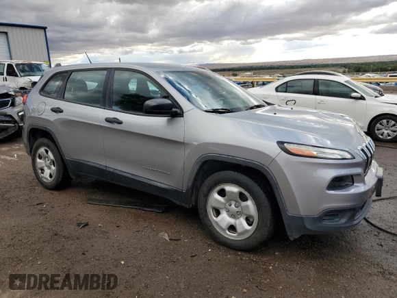 2015 Jeep Cherokee Sport z VIN 1C4PJLAB1FW711631, wystawiony jako Copart lot #58373145 z przebiegiem 123 683 mil mil oraz Szkoda całkowita • Salvage title. Historia ofert i sprzedaży dostępna na DreamBid. Obrazek 4.