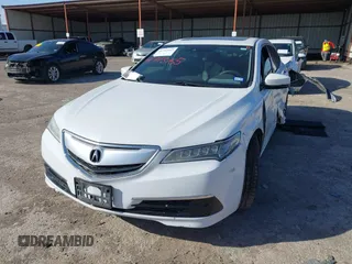 2015 Acura TLX V6 Tech with VIN 19UUB2F51FA000846, listed as a IAAI auction lot 41713165 with 1 mi miles. Bid and sale history available at carsss.com. Image 2.