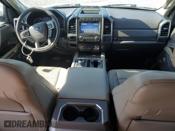 2019 Ford Expedition Max XLT with VIN 1FMJK1HT4KEA09613, listed as a Copart auction lot 60280905 with 129,032 mi miles and Salvage title. Bid and sale history available at DreamBid. Image 8.