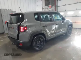 2020 Jeep Renegade Sport with VIN ZACNJAAB8LPL19375, listed as a IAAI auction lot 41233560 with 17,248 mi miles and . Bid and sale history available at carsss.com. Image 4.