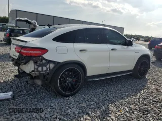 2018 Mercedes-Benz GLE 63 S AMG with VIN 4JGED7FB6JA119044, listed as a Copart auction lot 61832525 with 55,801 mi miles and Salvage title. Bid and sale history available at DreamBid. Image 3.