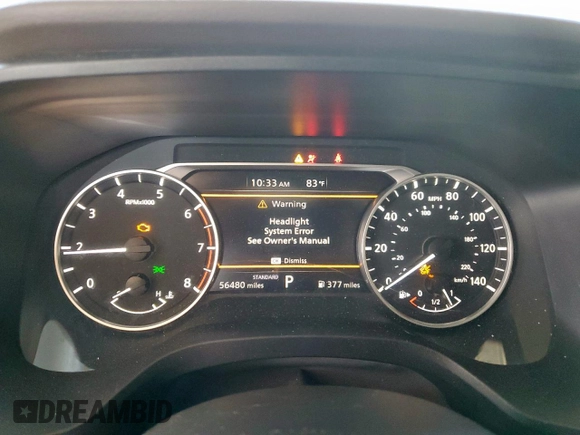 2023 Nissan Rogue S with VIN 5N1BT3AA7PC888694, listed as a Copart auction lot 58158105 with 56,480 mi miles and Non repairable. Bid and sale history available at DreamBid. Image 9.