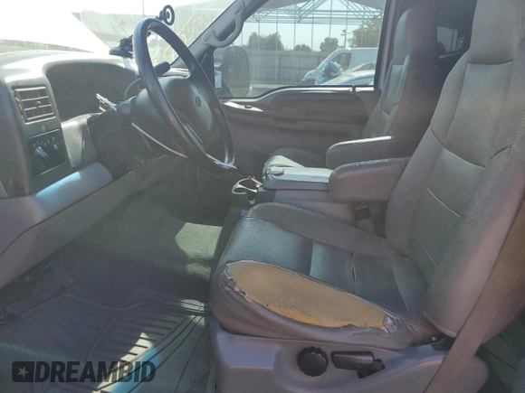 2002 Ford F-250 XL with VIN 1FTNW21L92ED10310, listed as a Copart auction lot 59132935 with 217,885 mi miles and Salvage title. Bid and sale history available at DreamBid. Image 7.