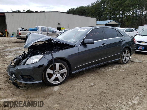 2011 Mercedes-Benz E 350 Luxury with VIN WDDHF8HB9BA454708, listed as a Copart auction lot 40143184 with 168,990 mi miles and Salvage Title. Bid and sale history available at DreamBid. Image 1.