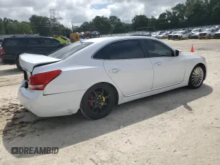 2014 Hyundai Equus Ultimate z VIN KMHGH4JH1EU082951, wystawiony jako Copart lot #70899644 z przebiegiem 166 501 mil mil oraz Szkody całkowita. Historia ofert i sprzedaży dostępna na DreamBid. Obrazek 3.