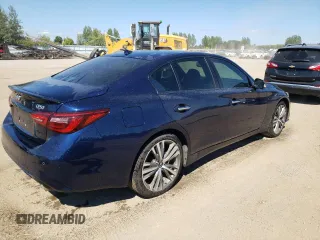2023 Infiniti Q50 SENSORY with VIN JN1EV7CR5PM541206, listed as a Copart auction lot 69795404 with 5,305 mi miles and Clean Title. Bid and sale history available at carsss.com. Image 3.