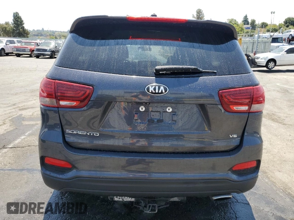 2019 Kia Sorento LX with VIN 5XYPGDA5XKG469637, listed as a Copart auction lot 61475445 with 129,864 mi miles and Clean title. Bid and sale history available at DreamBid. Image 6.